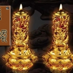 (小)金寶龍柱果凍蠟燭